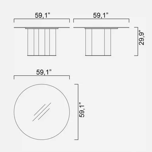 Libre Table (Glass) - Image 5